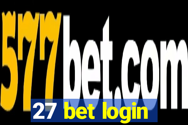 27 bet login